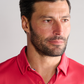 Short Sleeve Polo Solid // Red