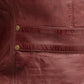 Whet Blu NYC Rexie women's lambskin leather jacket with back belt, rear view