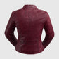 Rexie women's lambskin leather jacket by Whet Blu NYC, back view