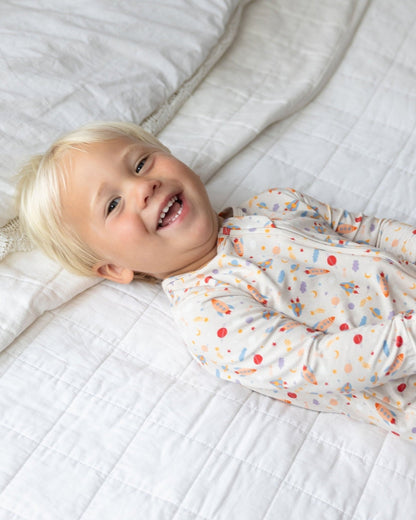 Rocketship Bamboo Toddler Pajamas – Romper