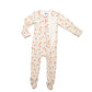 Rocketship Bamboo Baby Pajamas – Zipper Footie