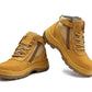 ROCKROOSTER Cortez Tan 6 Inch Zip-sided Steel toecap Leather Work Boots AK050