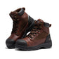 ROCKROOSTER Daviston 6 inch Brown Composite Toe Waterproof Work Boots AT872