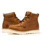 ROCKROOSTER Edgewood Men's 6 inch Brown steel toe waterproof wedge work boots SAP858