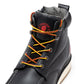 ROCKROOSTER Magnolia Men's 6 inch Black Soft Toe Zip Sided Wedge Work Boots SAP310