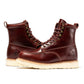 ROCKROOSTER Norwood Cherry Brown Men's 6 inch Soft Toe Wedge Work Boots SAP600