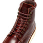 ROCKROOSTER Norwood Cherry Brown Men's 6 inch Soft Toe Wedge Work Boots SAP600