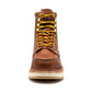 ROCKROOSTER Norwood Men's 6 inch Brown Steel Toe Wedge Work Boots SAP621