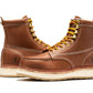 ROCKROOSTER Norwood Men's 6 inch Brown Steel Toe Wedge Work Boots SAP621