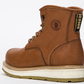 ROCKROOSTER Roberta Men's Wedge Work Boots, Safety Water Resistant Leather Boots, ASTM 2892 AP615