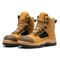 ROCKROOSTER Stowe Black 7 inch Composite Toe Leather Work Boots CP212BK
