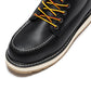 ROCKROOSTER Trinidad Men's 6 inch Black Steel Toe Wedge Work Boots SAP2301