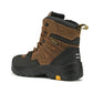 ROCKROOSTER Woodland Brown 6 inch Waterproof Safety Toe Leather Work Boots AK669