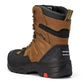 ROCKROOSTER Woodland Men's 8 inch Brown Work Boots, Composite Toe, Slip Resistant, Electrical Hazard Protection, Rubber outsole AK869