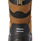 ROCKROOSTER Woodland Men's 8 inch Brown Work Boots, Composite Toe, Slip Resistant, Electrical Hazard Protection, Rubber outsole AK869