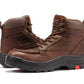ROCKROOSTER  Zumbro 6 inch Wide Steel Toe, Waterproof Work Boots, Rubber Outsole, EH Protection, ASTM 2413, Work Boots AK372