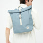Roll Mini Backpack Stone Blue