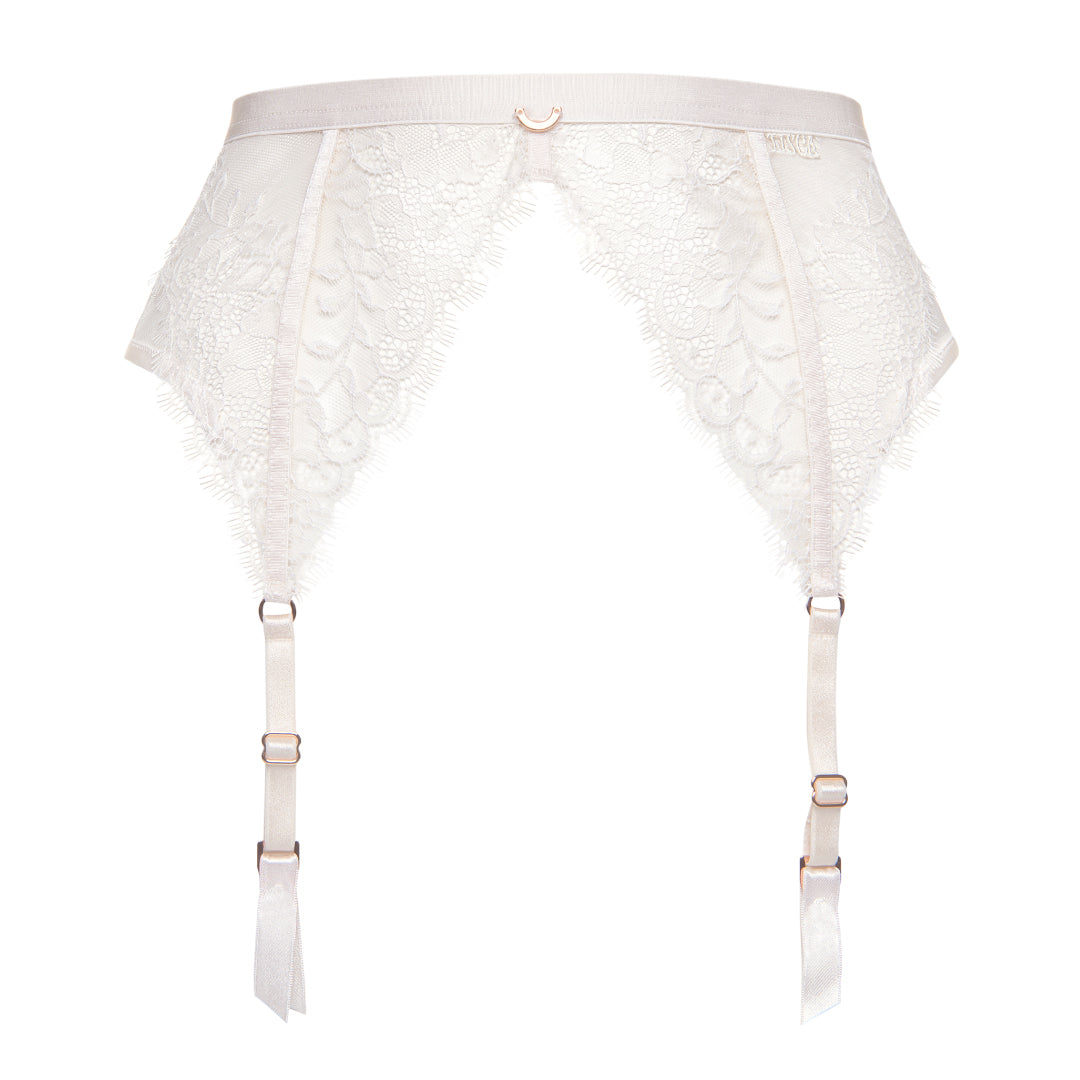 Lisca Rose Sheer Lace Garter Belt-3