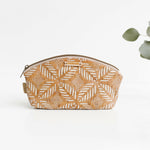 Carry Courage RULE BREAKER cream zippered pouch with bold black lettering