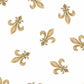 Fleur-de-Lis Chiffon Scarf | 20" Square Scarf