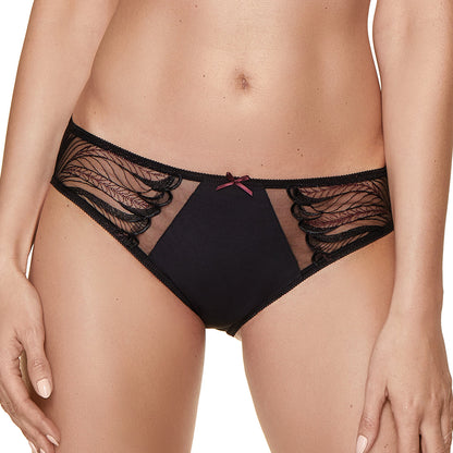 Gorteks Salve Semi Sheer Lace Bikini Panty-0