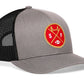 San Francisco Football Trucker Hat  |  Red SF X Snapback
