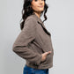 Sandy Women's Studded Faux Leather Moto Jacket