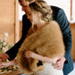 Honey Brown Fur Shawl (Lilian LBrw03)