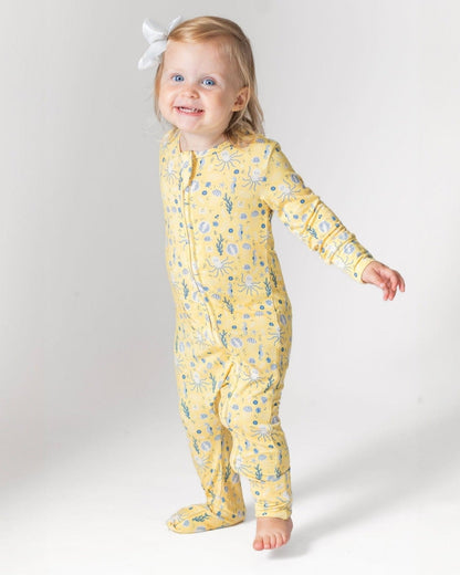 Sea Creatures Bamboo Toddler Pajamas – Romper
