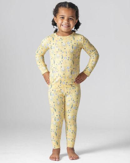 Sea Creatures Bamboo Pajamas for Kids – Two Piece Set
