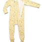 Sea Creatures Bamboo Baby Pajamas – Zipper Footie