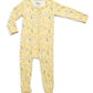 Sea Creatures Bamboo Baby Pajamas – Zipper Footie
