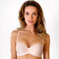 Rosme Invisible Strapless Molded Cup Balconette Bra-2