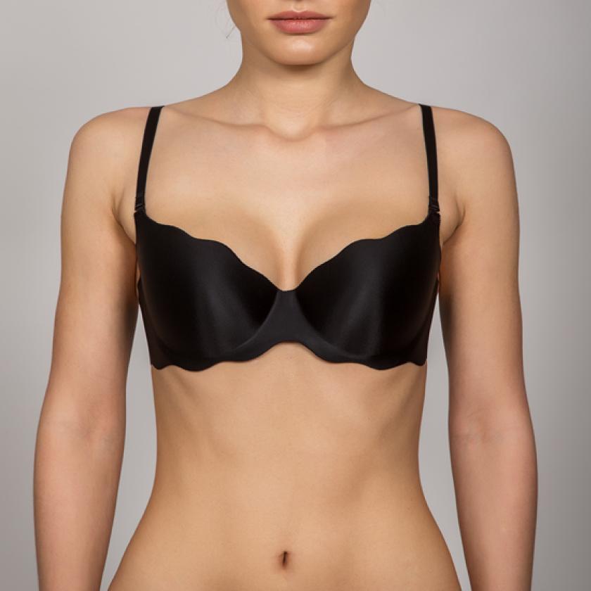 Rosme Invisible Seamless Molded Demi Cup Bra-4