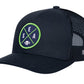 Seattle Football Trucker Hat  |  Navy Blue SEA X Snapback