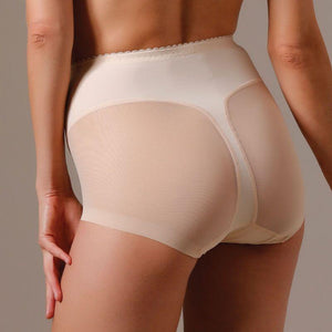 Lavinia Semi Sheer Tummy Control Panties Beige-1
