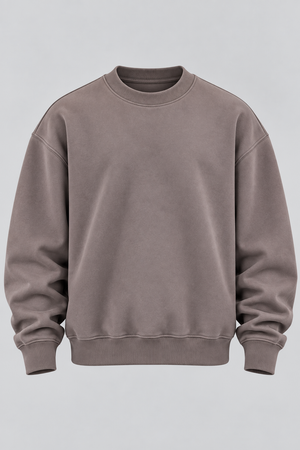 Oversized Sweatshirt Warm Grey
