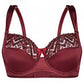 Sassa Bordeaux Semi-Sheer Full Figure Bra-2