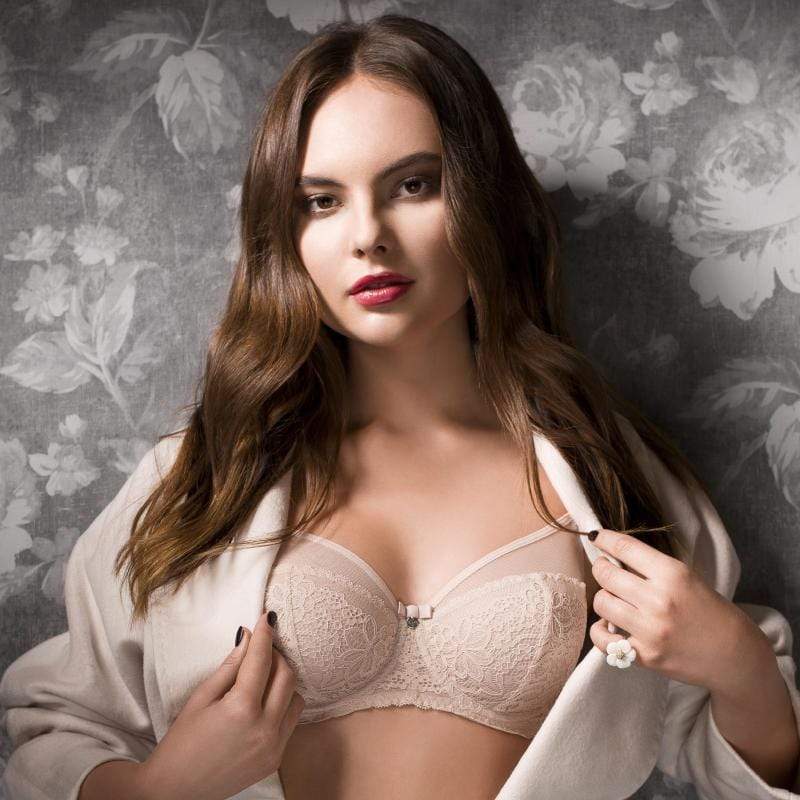 Semi Sheer Full Figure Bra Vova Patrice-0