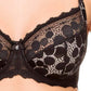 Lauma Pearly Shadow Semi Sheer Full Figure Polka Dot Lace Bra-2