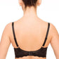 Lauma Pearly Shadow Semi Sheer Full Figure Polka Dot Lace Bra-4