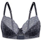 Sassa Silver Blossom Semi Sheer Full Figure Bra-3