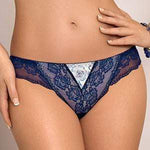Semi Sheer Lace Bikini Panty Gorteks Lorin-0