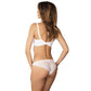 Gorteks Scarlet White Semi Sheer Lace Half Padded Bra-3