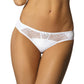 Gorteks Pamela White Semi Sheer Low Rise Bikini Panty-3