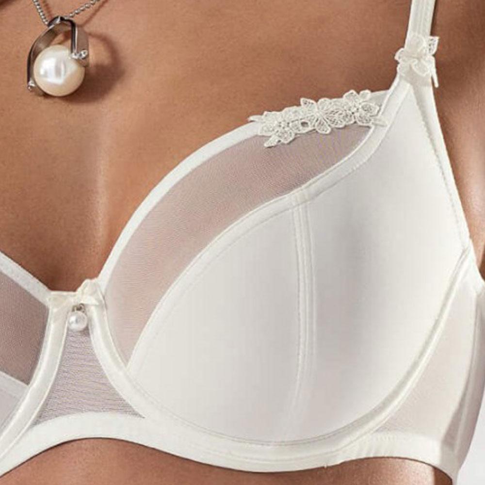 Lisca Zarah Semi Sheer Wired Bridal Bra-1