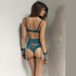 Sexy Peek-a-Boo Thong Panty Lisca Euphoria Ocean Green-3