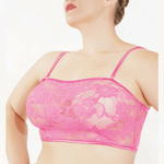 Sexy Sheer Lace Wireless Bralette Coquette-0