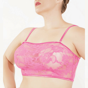 Sexy Sheer Lace Wireless Bralette Coquette-0