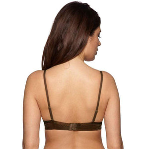 Gossard Glossies Rich Brown Sheer Molded Bra-1